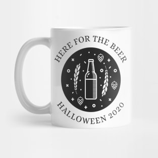 Here For The Beer Funny Halloween Design Light Version Mug